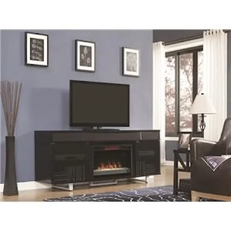 72" MEDIA FIREPLACE CONSOLE